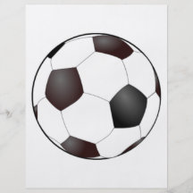 Soccer Ball Personalized Flyer