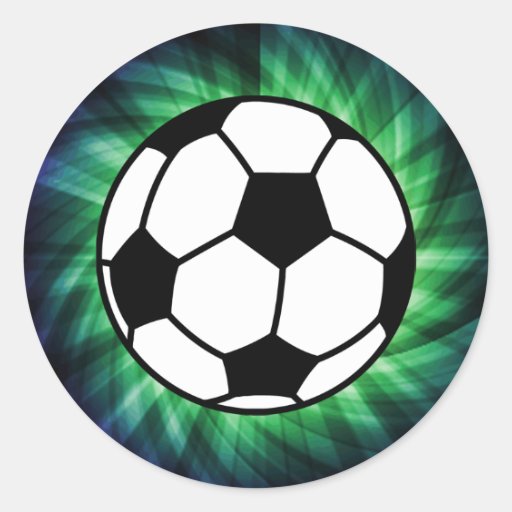 Soccer Ball Round Sticker Zazzle