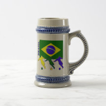 Soccer Brazil Mugs