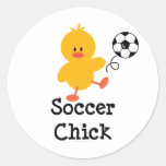 Soccer Chick Stickers