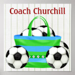Soccer Coach Classroom Poster - SRF