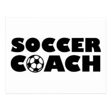 Soccer coach postcard