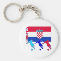 Soccer Croatia Key Chains