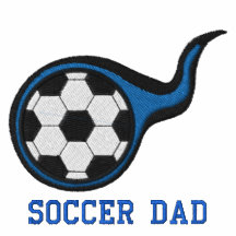 Soccer Dad Embroidered Polo Shirts