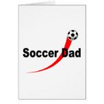Soccer Dad (Rd/Blk) Greeting Card