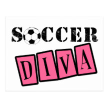 Soccer Diva Post Cards