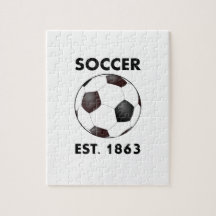 Soccer Est. 1863 Jigsaw Puzzle