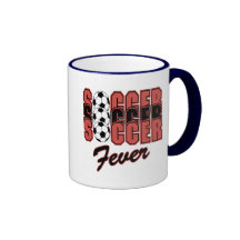 Soccer Fever T-shirts and Gifts Coffee Mugs