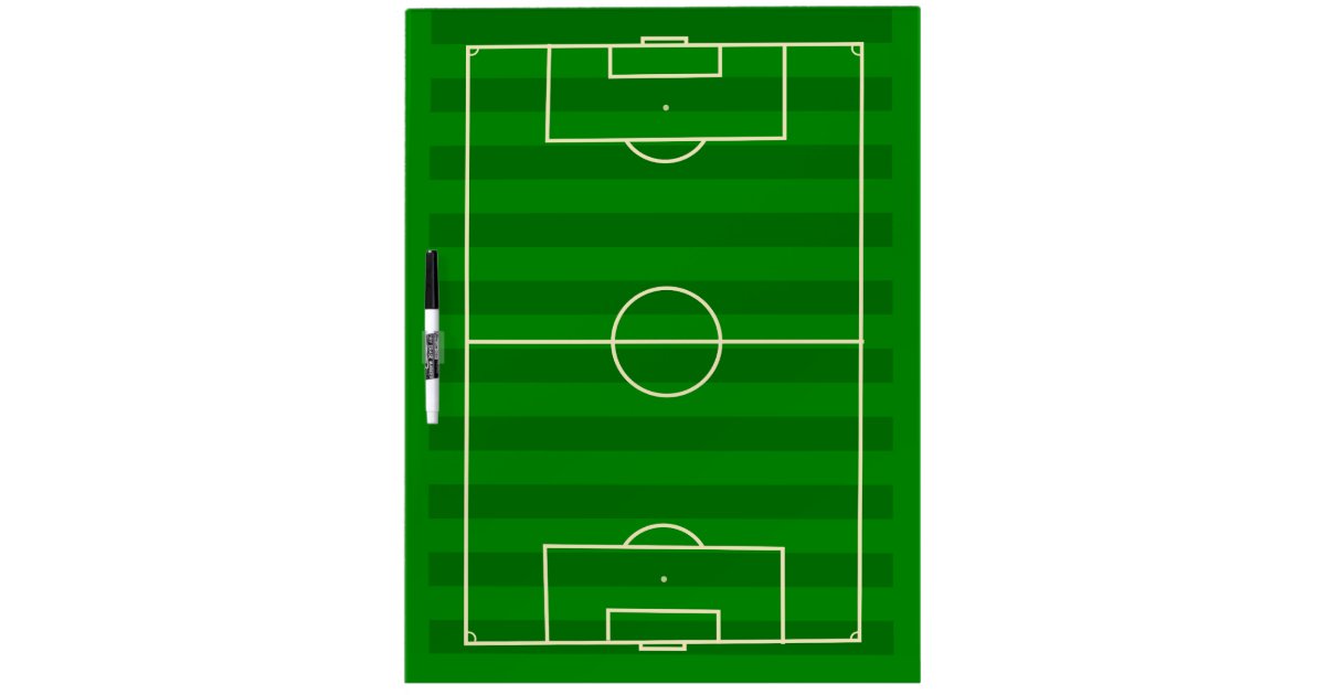 Soccer Field DryErase Whiteboard Zazzle