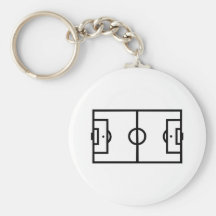 Soccer field key chains