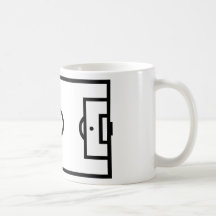 Soccer field mug