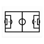 Soccer field post card