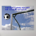 SOCCER GOALS POSTER