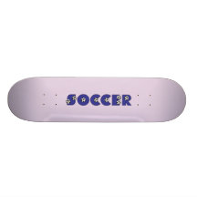 Soccer in Blue Skate Board Decks