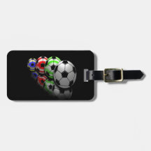 Soccer Luggage Tag