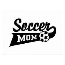 Soccer Mum Postcard