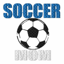 Soccer Mum soccer ball embroidered shirt