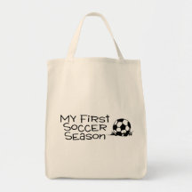 Soccer My First Soccer Season Canvas Bag