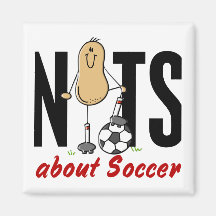 Soccer Nut 2 Fridge Magnets