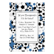 Soccer Party Invitation