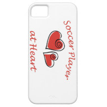 Soccer Player at Heart iPhone 5 Covers