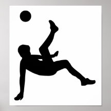 Soccer player print