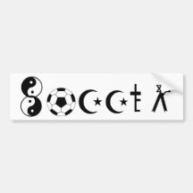Soccer Religion Bumper Sticker