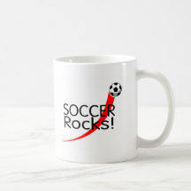 Soccer Rocks Coffee Mugs
