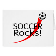 Soccer Rocks Greeting Cards