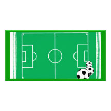 soccer-stadium customised photo card