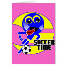 Soccer Time Greeting Cards