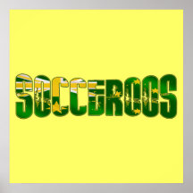 Socceroos New Australian flag logo Gifts Poster