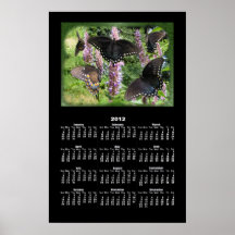 Social Butterfly calendar ~ print
