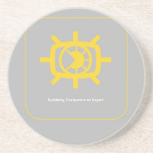Social Media graphic Beverage Coaster