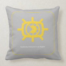 Social Media graphic Throw Pillow