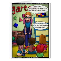 Social Media In Kindergarten Funny Gifts & Tees Card