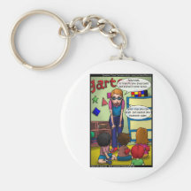 Social Media In Kindergarten Funny Gifts & Tees Keychain