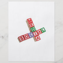 Social media personalised flyer