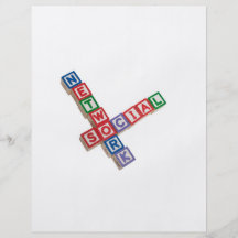 Social network custom flyer