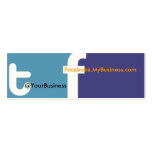 Social Profile Business Card tf 2.0 Back logo Upgr