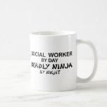 Social Worker Deadly Ninja Coffee Mugs
