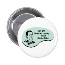 Social Worker Voice Pinback Button