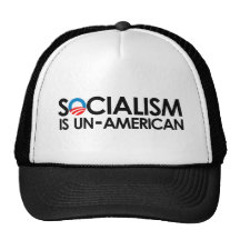 Socialism is un-American Mesh Hats