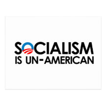 Socialism is un-American Post Card