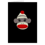 Sock Monkey Face Cards