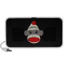Sock Monkey Face Speaker