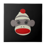 Sock Monkey Face Tile