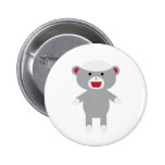 Sock Monkey Pinback Button