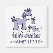 Sock Ponies Little Brother Magnet
