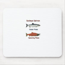 Sockeye Salmon phases Mouse Pad